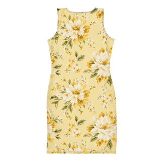 Golden Bloom Bodycon dress
