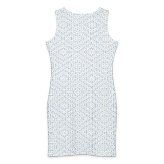 Azure Whisper Ponies bodycon dress