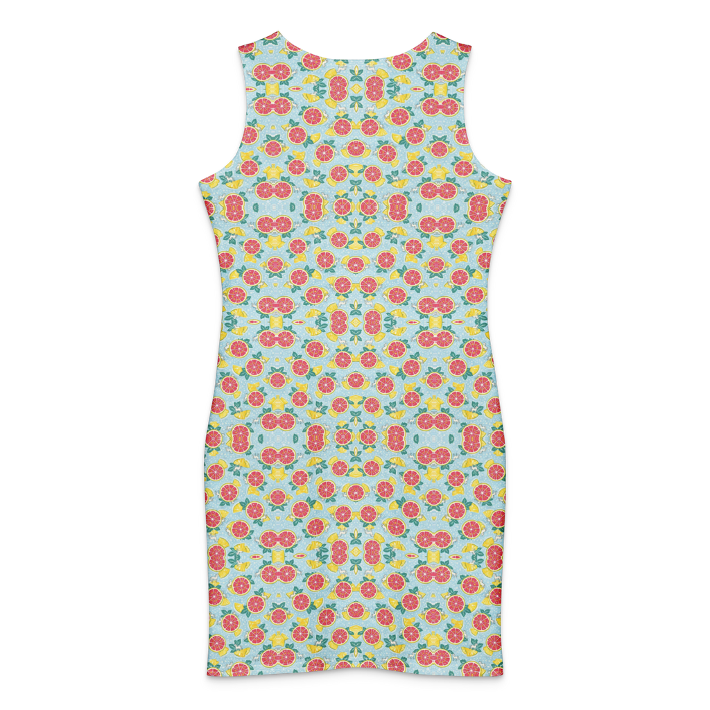 Citrus Pony Pop” 🍊🐎Cotton bodycon dress