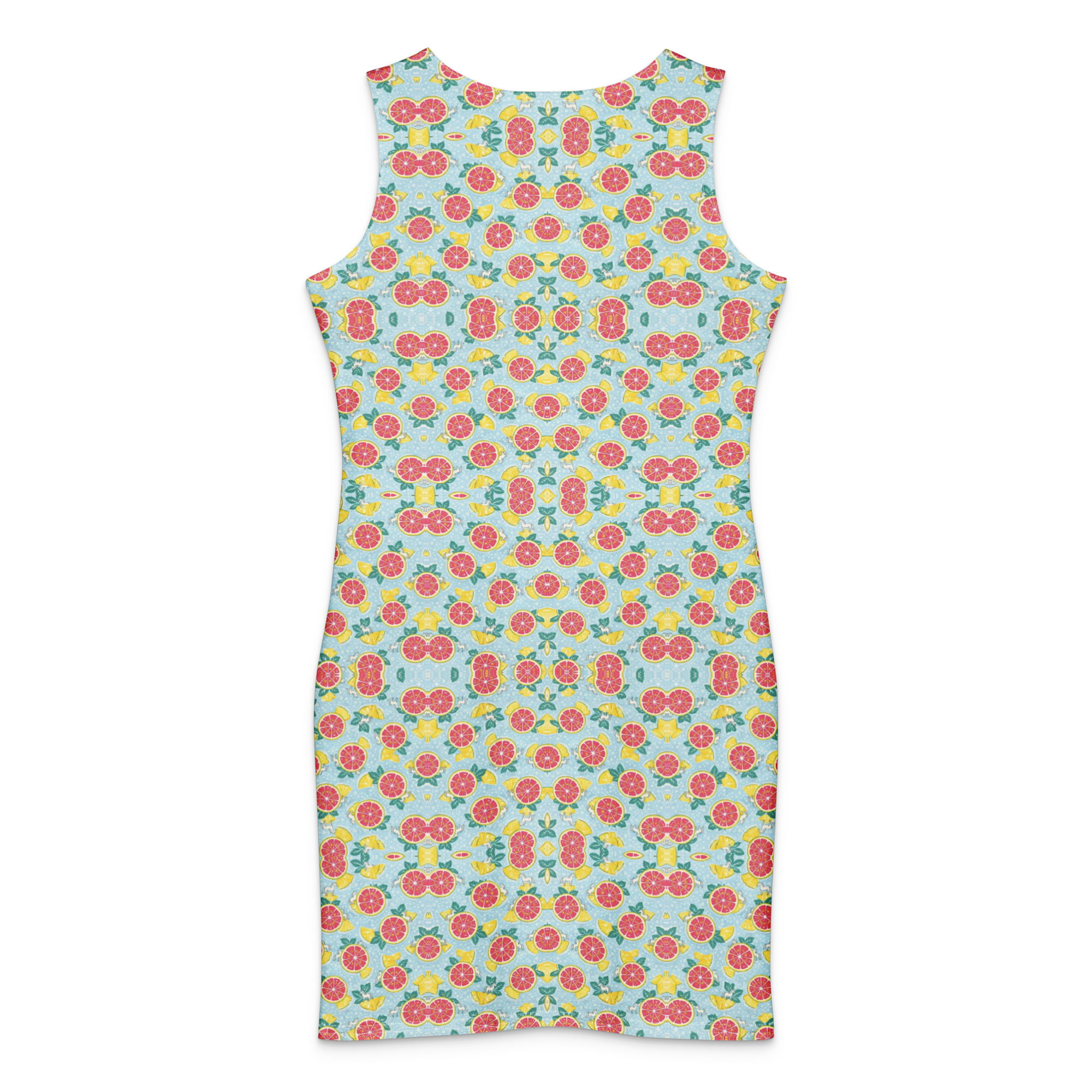 Citrus Pony Pop” 🍊🐎Cotton bodycon dress