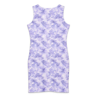 Lavender Bloom Cotton bodycon dress