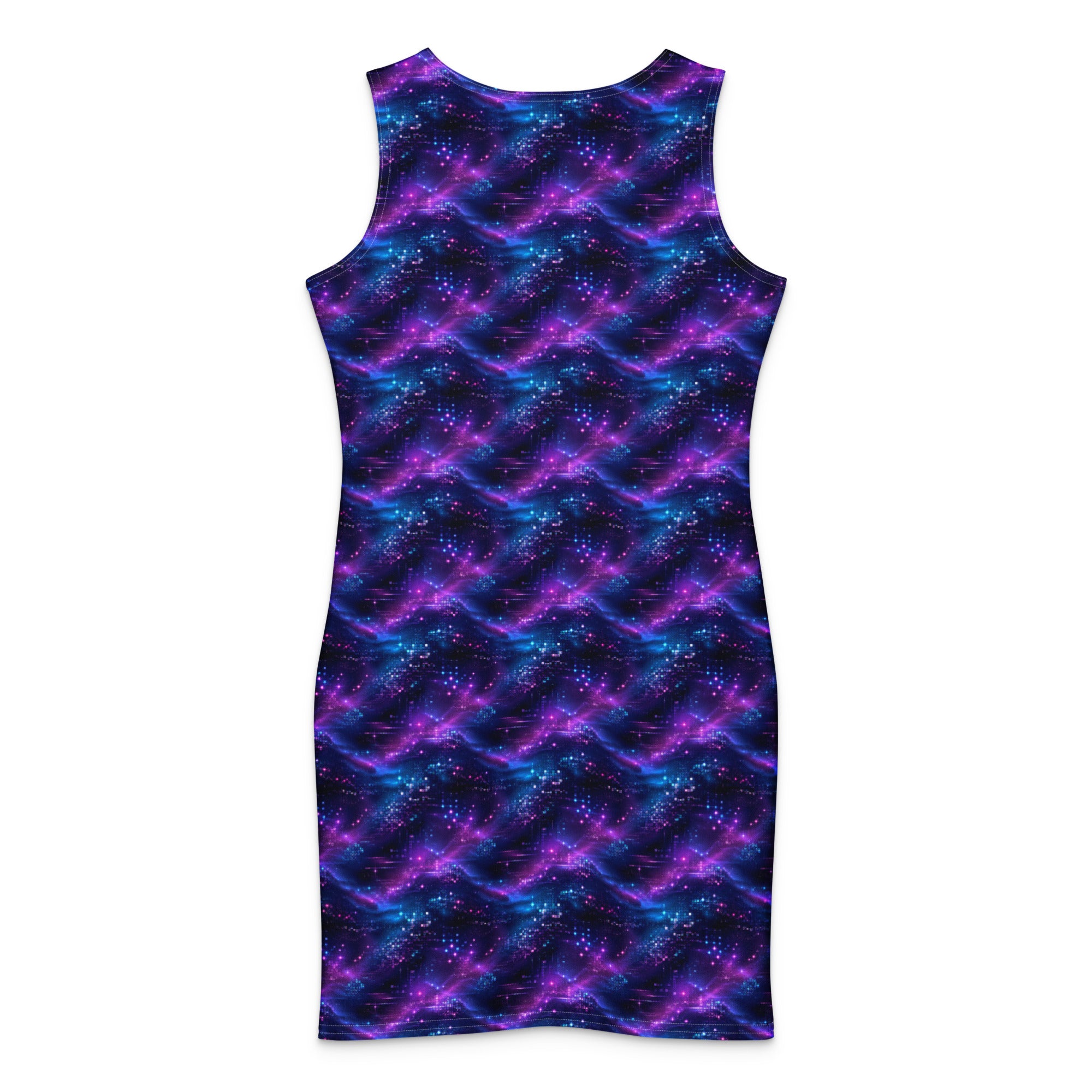 Neon Dusk Cotton bodycon dress