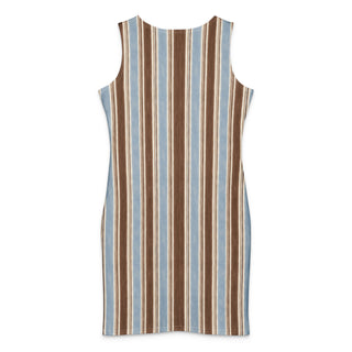 Power and Cocoa Cotton bodycon dress