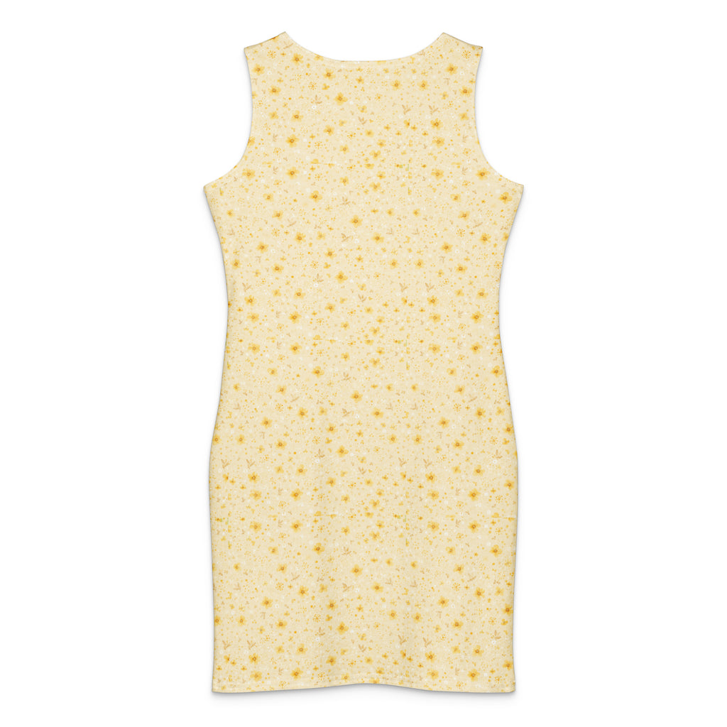 Butter Bloom Cotton bodycon dress