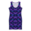 Neon Dusk Reflect Cotton bodycon dress XL