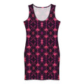 Cosmic Rose Cotton bodycon dress XL