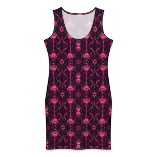 Cosmic Rose Cotton bodycon dress XL