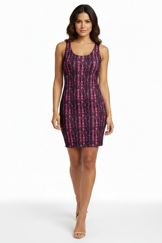 Rose Frequency Cotton bodycon dress