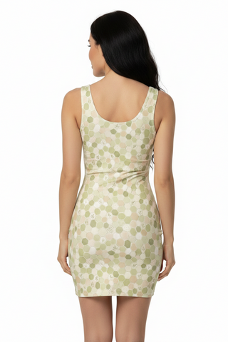 Honeycomb Cotton bodycon dress
