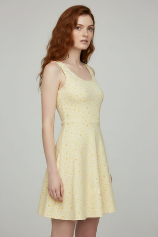 Butter Bloom Cotton bodycon dress
