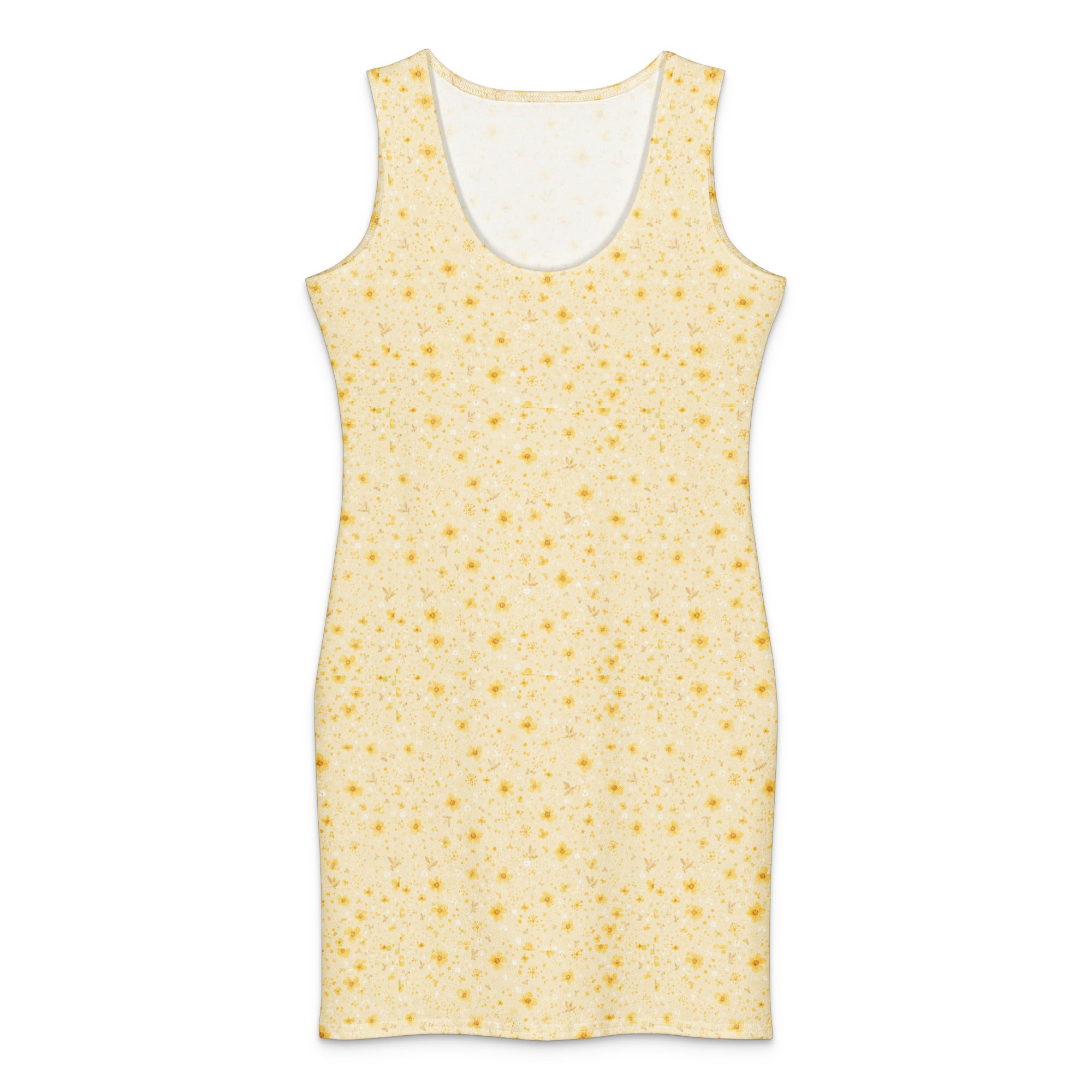 Butter Bloom Cotton bodycon dress