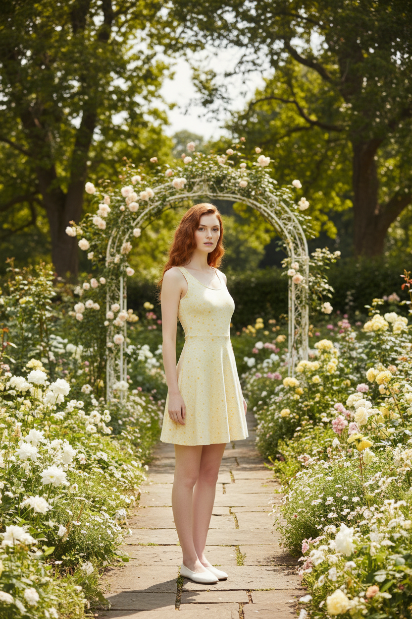 Butter Bloom Cotton bodycon dress