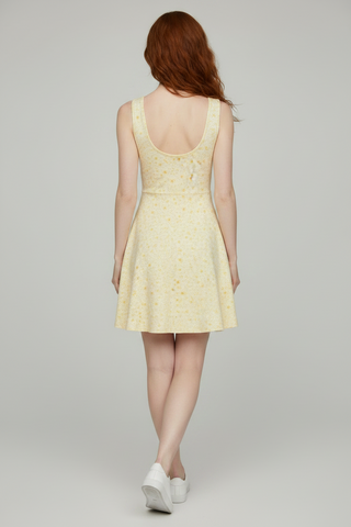 Butter Bloom Cotton bodycon dress