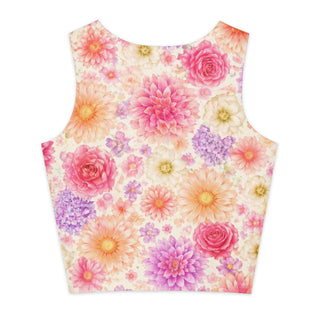 Pedal Whisper 🌸Cotton crop top