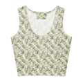 Sage🌿 Bloom Cotton crop top XL