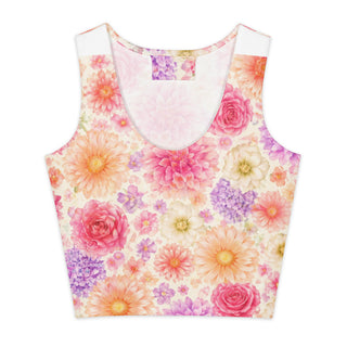 Pedal Whisper 🌸Cotton crop top XL