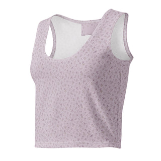 Lilac Micro Cotton crop top XL