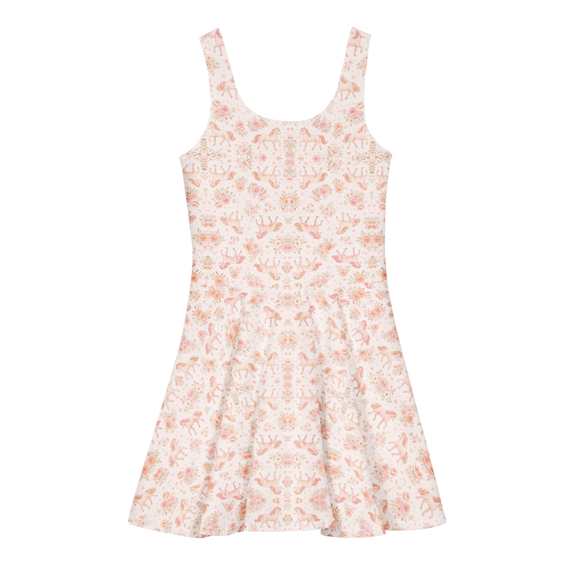 Candy Bloom Ponies – Soft Luxe Edition Cotton skater dress 3XL