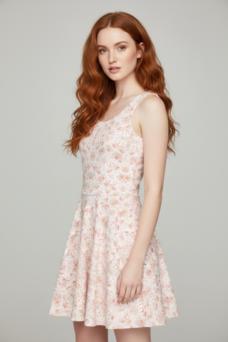 Candy Bloom Ponies – Soft Luxe Edition Cotton skater dress
