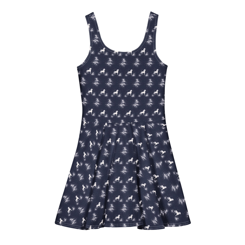 Lunar Pony 🌙🐎Cotton skater dress
