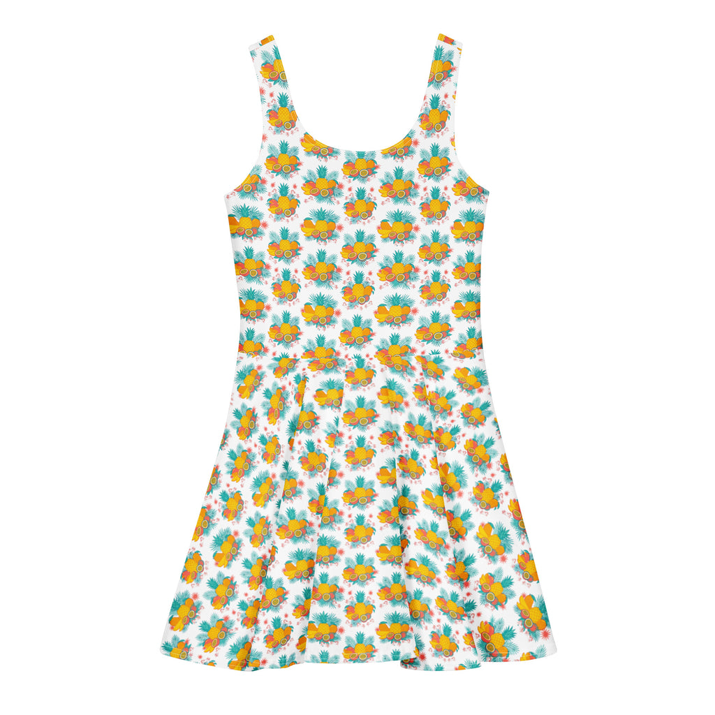 🍍 Tropical Pony Pop 🌴☀️ Cotton skater dress