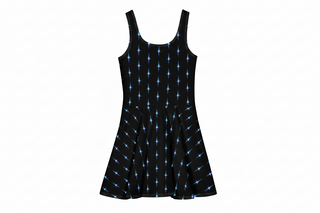 Midnight Break Cotton skater dress