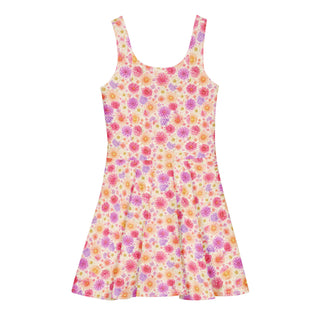 Petal Whisper Cotton skater dress