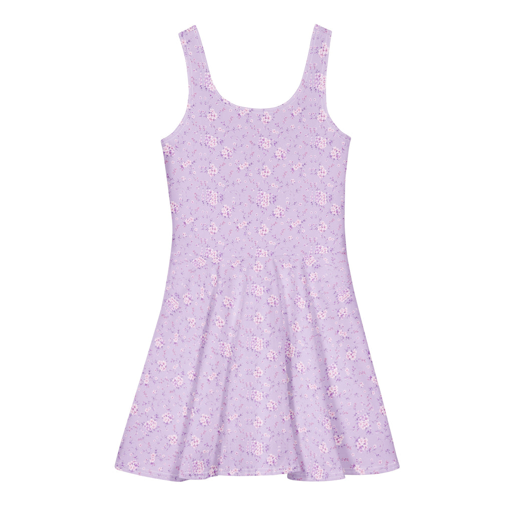 Lilac Garden Cotton skater dress