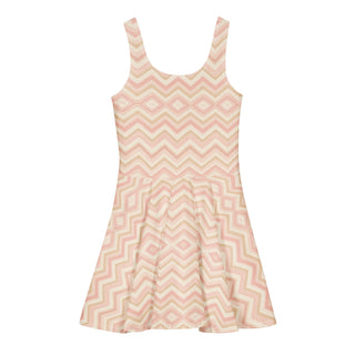 Blush and Biscuit Cotton skater dress