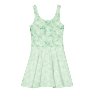 Aura Glass Mint Cotton skater dress
