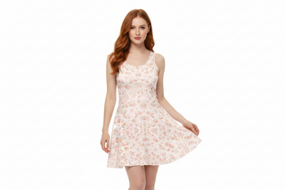 Candy Bloom Ponies – Soft Luxe Edition Cotton skater dress