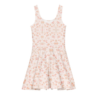 Candy Bloom Ponies – Soft Luxe Edition Cotton skater dress