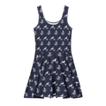 Lunar Pony Bloom Cotton skater dress 3XL