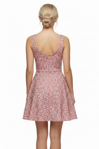 Berry Pony Pop Cotton skater dress