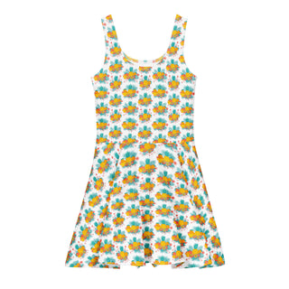 Tropical Pony Pop Cotton skater dress 3XL