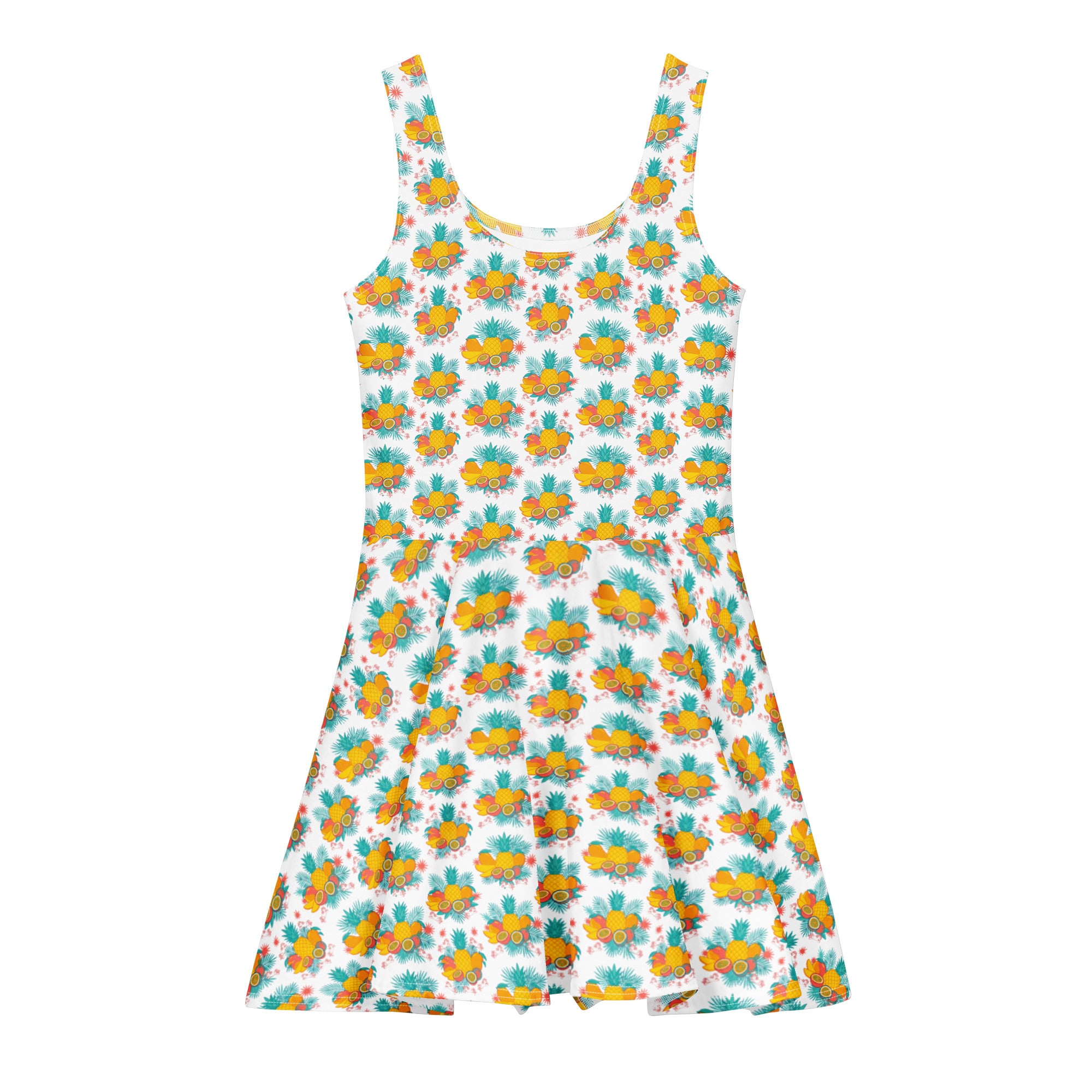 🍍 Tropical Pony Pop 🌴☀️ Cotton skater dress 3XL