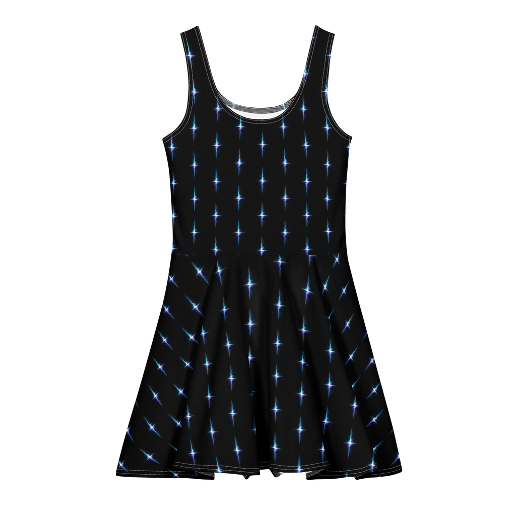 Midnight Break Cotton skater dress 3XL