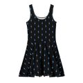 Midnight Break Cotton skater dress 3XL