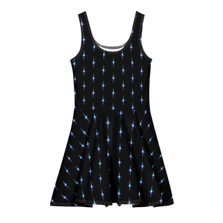 Midnight Break Cotton skater dress 3XL