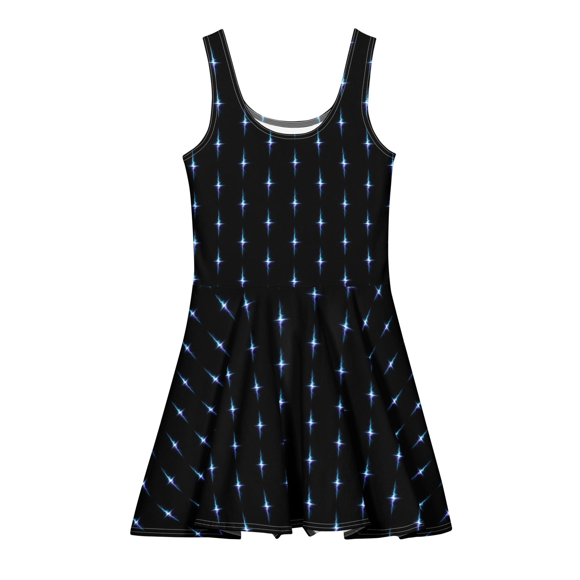 Midnight Break Cotton skater dress 3XL