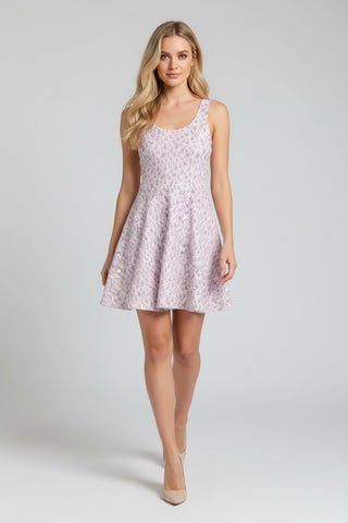 Lilac Bloom Cotton skater dress 3XL