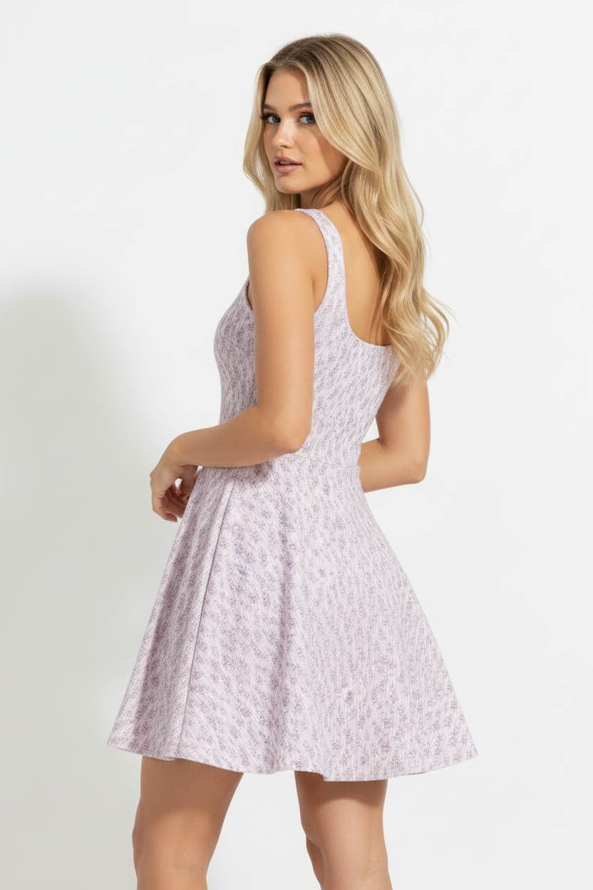 Lilac Bloom Cotton skater dress