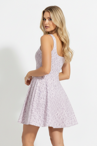 Lilac Bloom Cotton skater dress