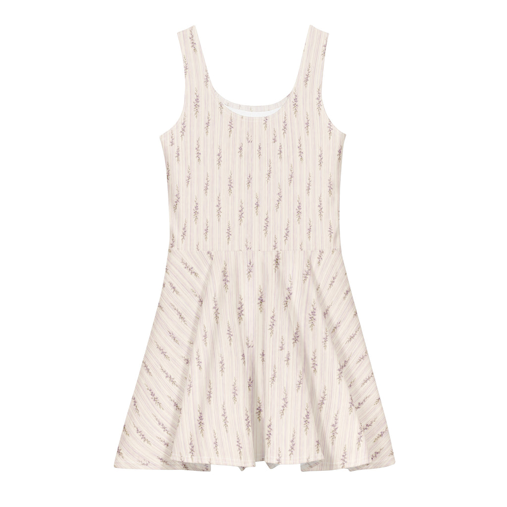 Light Lilac Cotton skater dress 3XL