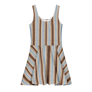 Powder and Cocoa Cotton skater dress 3XL
