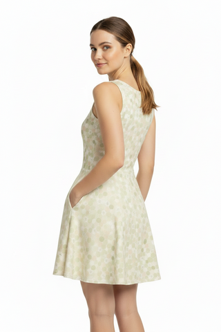 Honeycomb Cotton skater dress