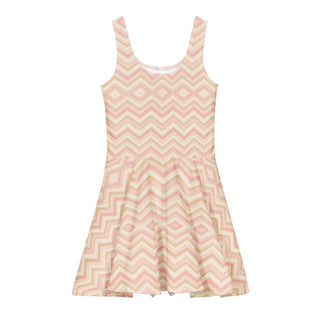 Blush and Biscuit Cotton skater dress