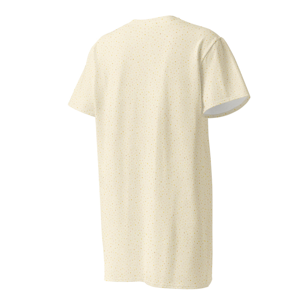 Vanilla Sprinkle Cotton t-shirt dress