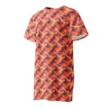 Peach Static Glow Cotton t-shirt dress 6XL