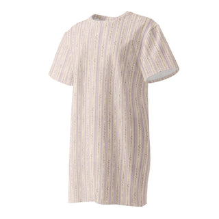 Lilac Micro Cotton t-shirt dress 3XL